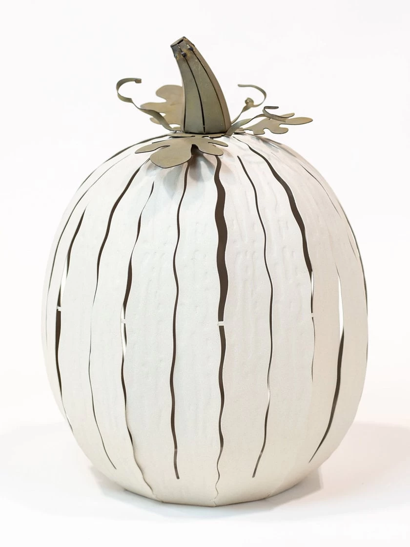 Desert Steel Pumpkin Luminary, Tall 13 Desert Steel Pumpkin Luminary, Tall - Image 11