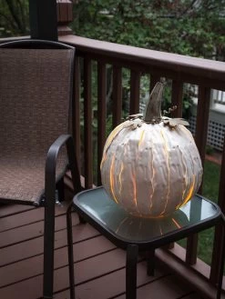 Desert Steel Pumpkin Luminary, Short -Outdoor Garden Care Shop 8599560 05v
