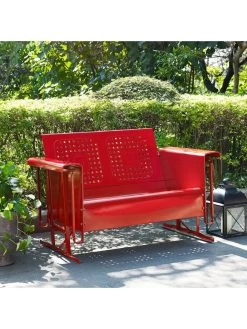 Crosley Bates Loveseat Glider 10 Crosley Bates Loveseat Glider -Outdoor Garden Care Shop 8599629 01v crosley bates loveseat glider red