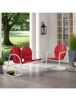 Crosley Griffith Loveseat & Chair Outdoor Seating Set -Outdoor Garden Care Shop 8599634 03v