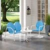 Crosley Griffith Loveseat, Chair & Side Table Outdoor Seating Set
