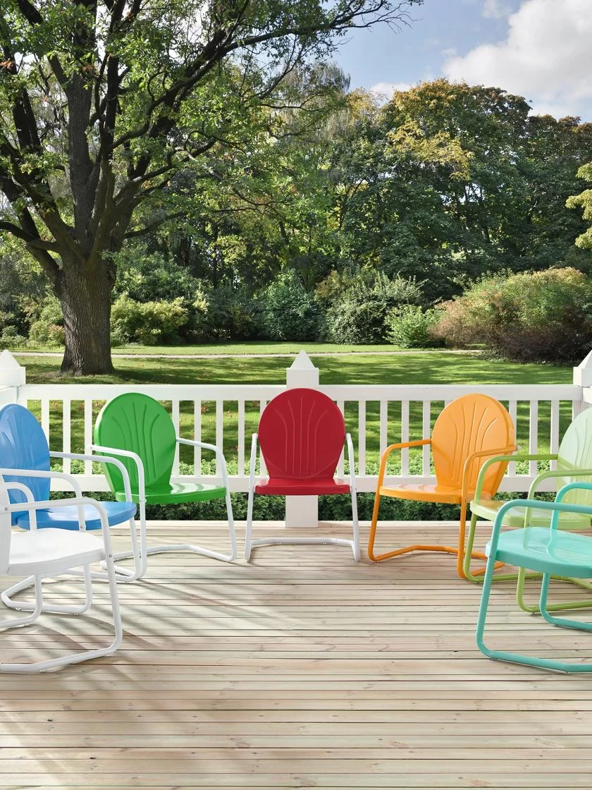 Crosley Griffith Metal Outdoor Chair 8 Crosley Griffith Metal Outdoor Chair - Image 6