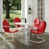 Crosley Griffith Metal Five-Piece Outdoor Dining Set -Outdoor Garden Care Shop 8599642 01v crosley griffith metal five piece dining set