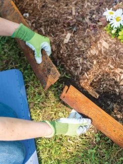 Corten Steel Edging 5" H, Set Of 3 -Outdoor Garden Care Shop 8599845 0253 tif