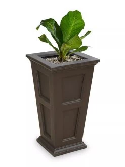 Fairfield Self-Watering Tall Patio Planters, 34” -Outdoor Garden Care Shop 8600109 06V tif