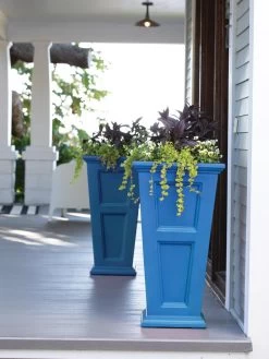 Fairfield Self-Watering Tall Patio Planters, 34”