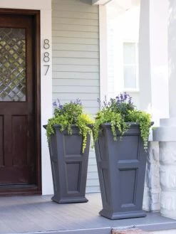 Fairfield Self-Watering Tall Patio Planters, 34” -Outdoor Garden Care Shop 8600109 8453 tif