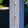 Diamond Pure Copper Rain Chain, 8-1/2' -Outdoor Garden Care Shop 8600205 02v diamond solid copper rain chain 8 foot