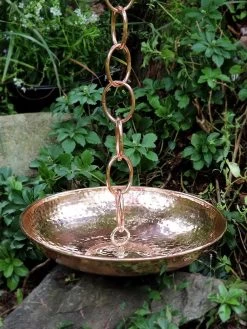 Rain Chain Basins -Outdoor Garden Care Shop 8600211 01V rain chain basins copper