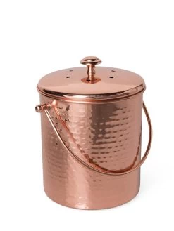 Hammered Copper Compost Pail 7 Hammered Copper Compost Pail -Outdoor Garden Care Shop 8600224 19320 tif