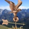 Eagle Cottage Copper Weathervane With Roof Mount