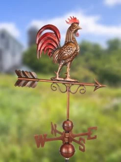 Bantam Rooster Copper Weathervane