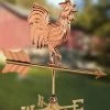 Rooster Cottage Copper Weathervane With Roof Mount 2 Rooster Cottage Copper Weathervane With Roof Mount -Outdoor Garden Care Shop 8600284 05v rooster cottage copper weathervane roof mount