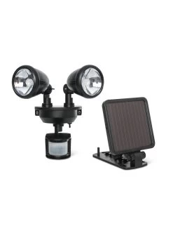 MAXSA®Solar Dual Head LED Motion Activated Light