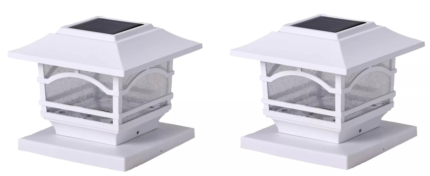 Solar Post Cap Railing Light 2-Pack 4 Solar Post Cap Railing Light 2-Pack - Image 2