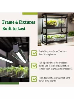 Stack-n-Grow Lights - 2-Tier System -Outdoor Garden Care Shop 8608905 7
