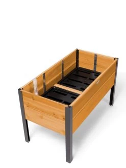 Self-Watering Eco-Stained Elevated Planter Box, 2' X 4' -Outdoor Garden Care Shop 8608963 6286 tif