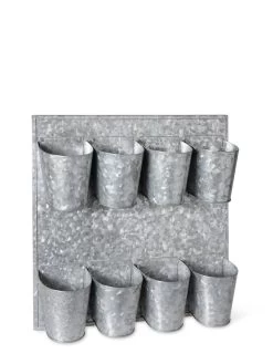 8 Pot Metal Wall Planter 8 8 Pot Metal Wall Planter -Outdoor Garden Care Shop 8609089 9665 tif
