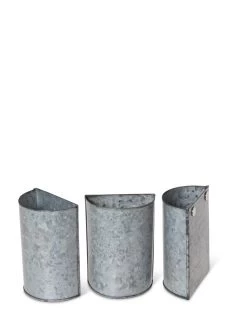 Mini Magnetic Galvanized Planter Pockets, Set Of 3 -Outdoor Garden Care Shop 8609216 8714 tif