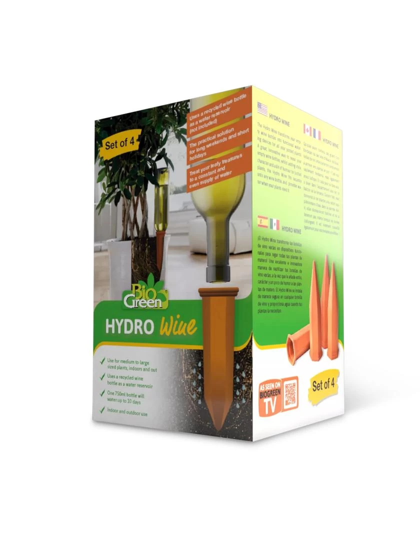 Hydro Wine Container Watering System, Set Of 4 4 Hydro Wine Container Watering System, Set Of 4 - Image 2