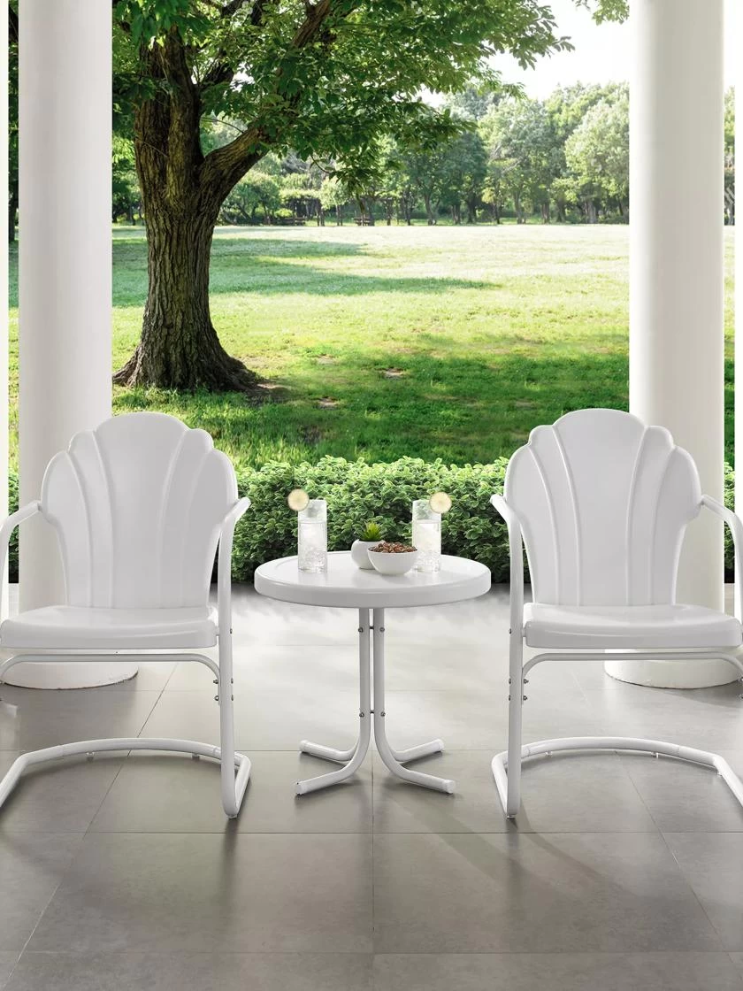 Crosley Tulip Chat Set 3 Crosley Tulip Chat Set