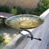 Achla Designs African Daisy Birdbath With Over-the-Rail Bracket -Outdoor Garden Care Shop 8609295 01v achla designs african daisy brass birdbath with over rail bracket
