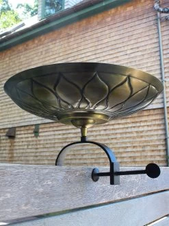 Achla Designs African Daisy Birdbath With Over-the-Rail Bracket 10 Achla Designs African Daisy Birdbath With Over-the-Rail Bracket -Outdoor Garden Care Shop 8609295 02v