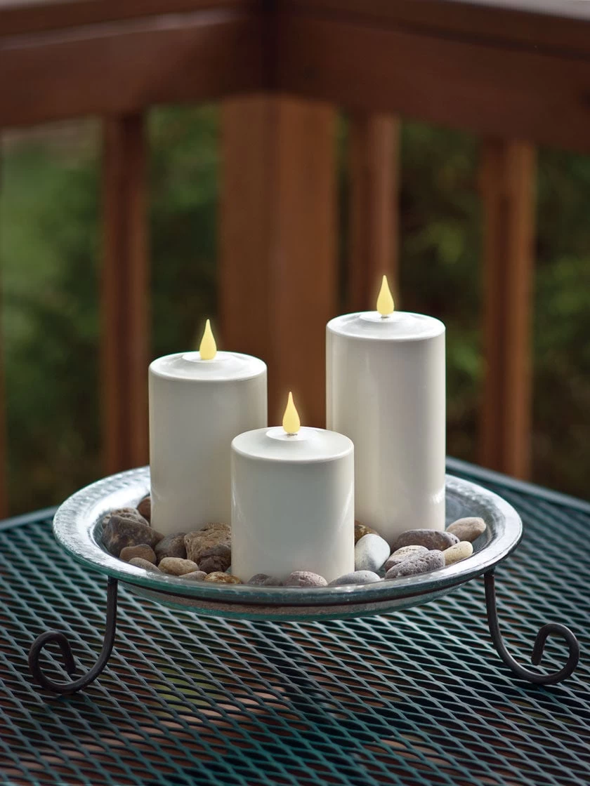 Outdoor LED Pillar Candles 8 Outdoor LED Pillar Candles - Image 6
