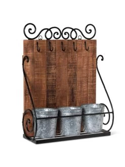 Wall Shelf With Planters -Outdoor Garden Care Shop 8609515 9309 tif