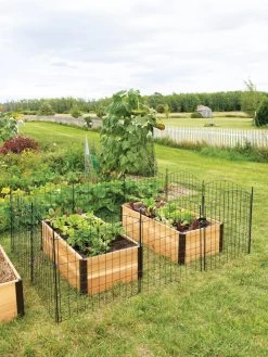 6 Panel Critter Fence With Gate -Outdoor Garden Care Shop 8609844 8457 tif