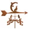 EZ Vane ® Coyote With Moon And Stars Weathervane -Outdoor Garden Care Shop 8609932 01v ez vane coyote with moon weathervane