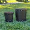 Riveted Planters, Set Of 2 1 Riveted Planters, Set Of 2 -Outdoor Garden Care Shop 8610032 02v riveted metal planters set of 2