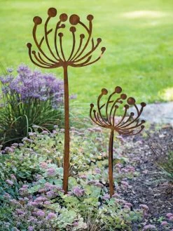 Queen Anne's Lace Garden Stake Set Of 2 8 Queen Anne's Lace Garden Stake Set Of 2 -Outdoor Garden Care Shop 8610210 0105 tif