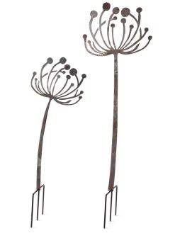 Queen Anne's Lace Garden Stake Set Of 2 9 Queen Anne's Lace Garden Stake Set Of 2 -Outdoor Garden Care Shop 8610210 8091 tif