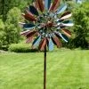 Metallic Leaf Wind Spinner -Outdoor Garden Care Shop 8610441 152 tif