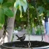 Floral Motif Hanging Birdbath -Outdoor Garden Care Shop 8610562 02v twin bird floral hanging birdbath