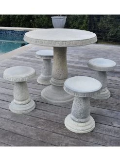 Stools, Set Of 4 -Outdoor Garden Care Shop 8610576 03v
