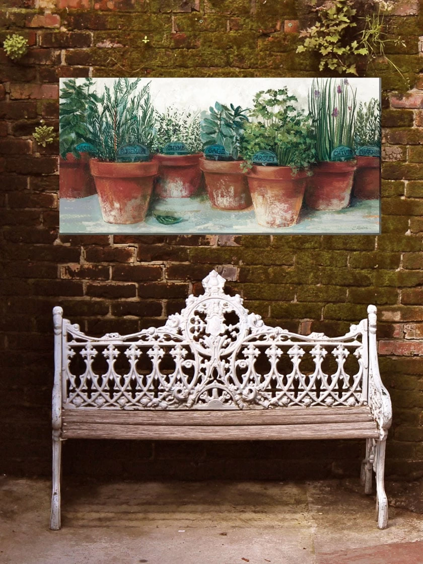 Kitchen Herbs Outdoor Wall Art 3 Kitchen Herbs Outdoor Wall Art