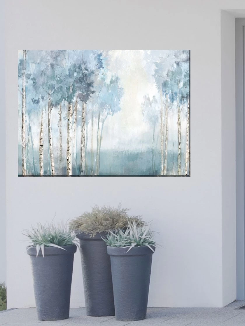 Silent Blue Outdoor Wall Art 3 Silent Blue Outdoor Wall Art