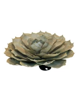 Desert Steel Blue Rose Succulent Sculpture 12 Desert Steel Blue Rose Succulent Sculpture -Outdoor Garden Care Shop 8610765 01v desert steel blue rose succulent medium