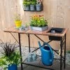 Small Space Potting Table -Outdoor Garden Care Shop 8611003 024 small space potting table