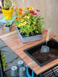 Small Space Potting Table -Outdoor Garden Care Shop 8611003 028