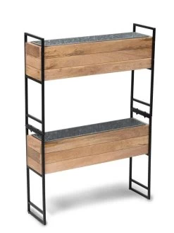 Tartu 2-Tier Elevated Rectangular Planter -Outdoor Garden Care Shop 8611008 0936 tif
