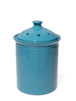 Ceramic Ribbed Compost Crock -Outdoor Garden Care Shop 8611027 0863 tif