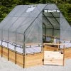 Garden In A Box With Greenhouse, 8' X 8' 2 Garden In A Box With Greenhouse, 8' X 8' -Outdoor Garden Care Shop 8611033 01V jpg