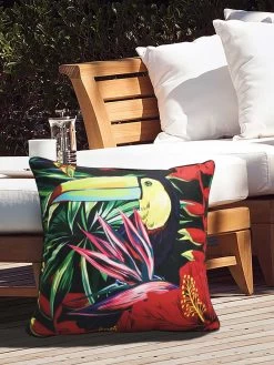 Outdoor Decor™ Floor Pillows, 24" X 24" -Outdoor Garden Care Shop 8611118 105v trfl outdoor floor deco pillow 24x24 tropical flowers