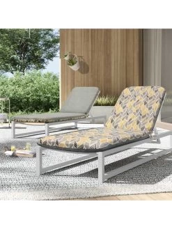 Outdoor Decor™ Chaise Lounge Cushions, 22" X 73" -Outdoor Garden Care Shop 8611127 108v ctlv outdoor chaise lounge cushion 22x73 citrus leaves