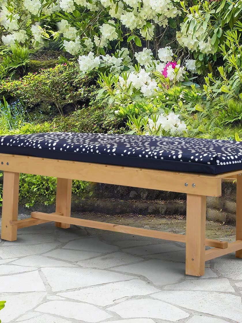 Outdoor Decor™ Bench Cushions, 18" X 48" 4 Outdoor Decor™ Bench Cushions, 18" X 48" - Image 2