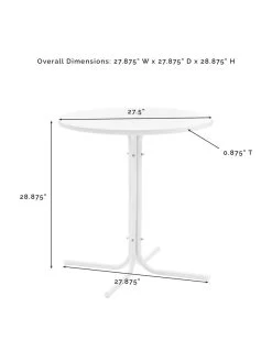 Crosley Griffith Outdoor Bistro Table -Outdoor Garden Care Shop 8611576 05v