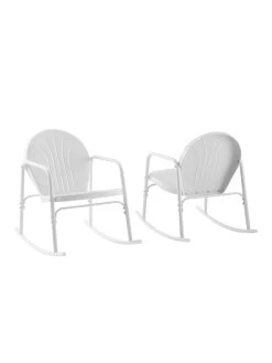 Crosley Griffith 2-piece Outdoor Rocking Chair Set -Outdoor Garden Care Shop 8611577 wt 42v